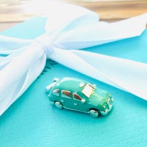 ❌❌SOLD❌❌♥️Tiffany Silver 925 Blue Enamel  Car Charm♥️